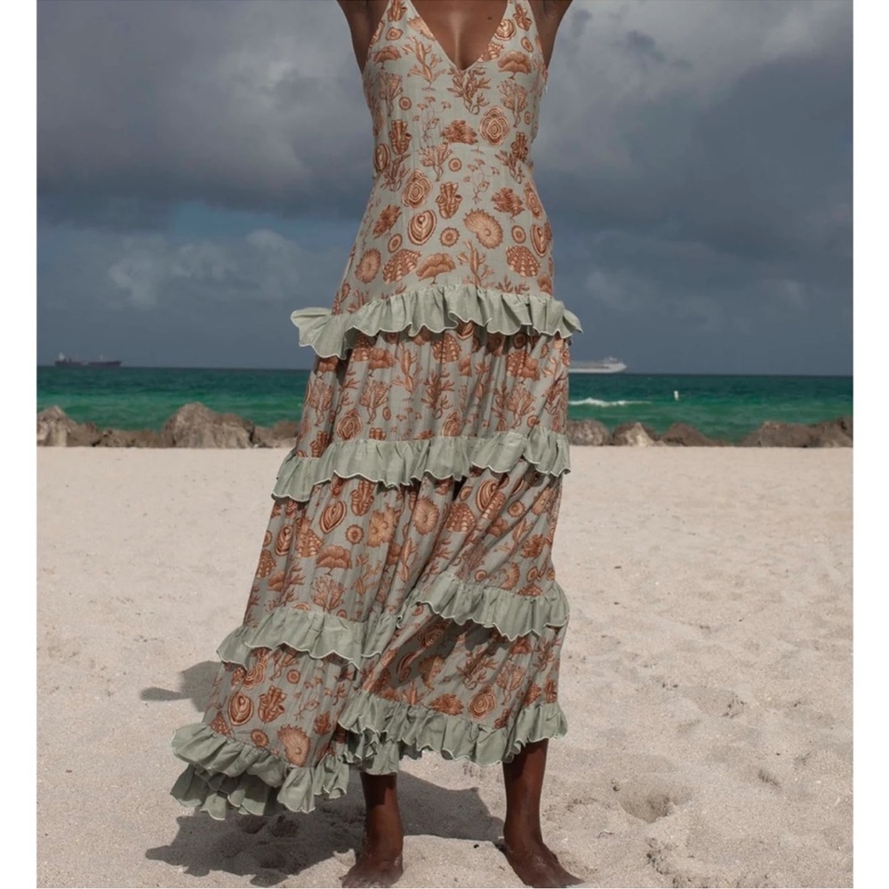 Carolina K Julia Shell Maxi Dress